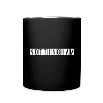 Nottingham Airport Sign - Full Colour Mug - black - Front