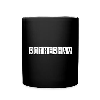 Rotherham Airport Sign - Full Colour Mug - black - Front