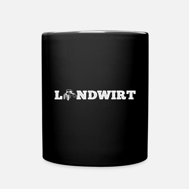 Traktor - Bauer - Landwirt - Landwirtschaft Stolz - Tasse einfarbig - Schwarz