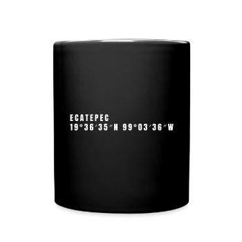 State of Mexico Mexico Coordinates - Full Colour Mug - black - Front