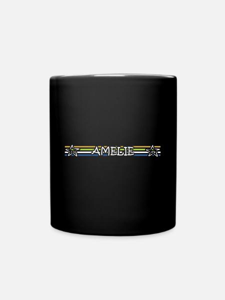 Amelie - Tasse einfarbig - Schwarz