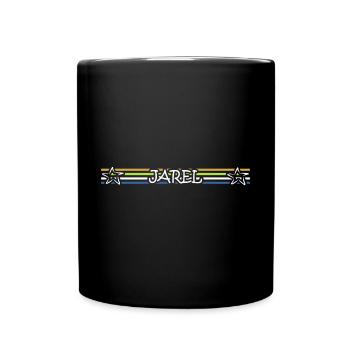 Geburtstag Jarel - Tasse einfarbig - Schwarz - Vorne