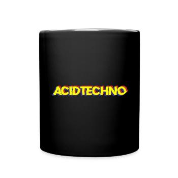 Acid Techno Glitch | I Love Acid Techno - Full Colour Mug - black - Front