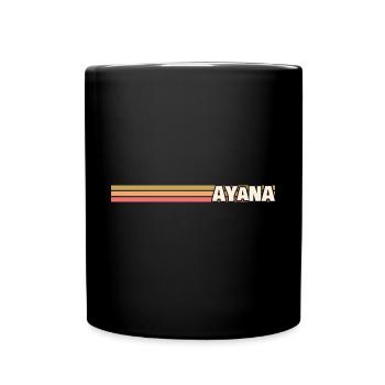 Ayana en tant que style - Mug uni - noir - Devant