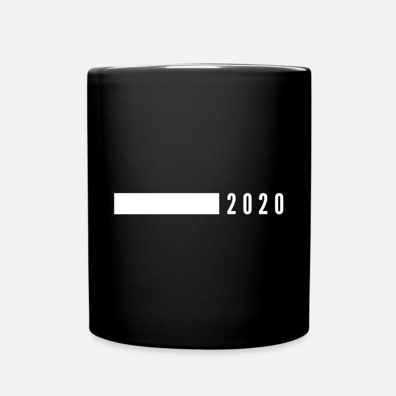2020 linie - Tasse einfarbig - Schwarz