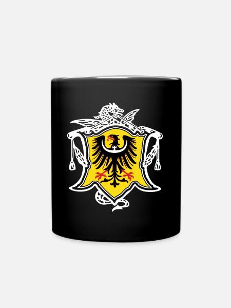 Crest Schlesien White - Tasse einfarbig - Schwarz