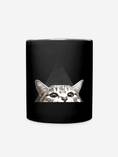 Schläfst du noch? - Tasse einfarbig - Schwarz