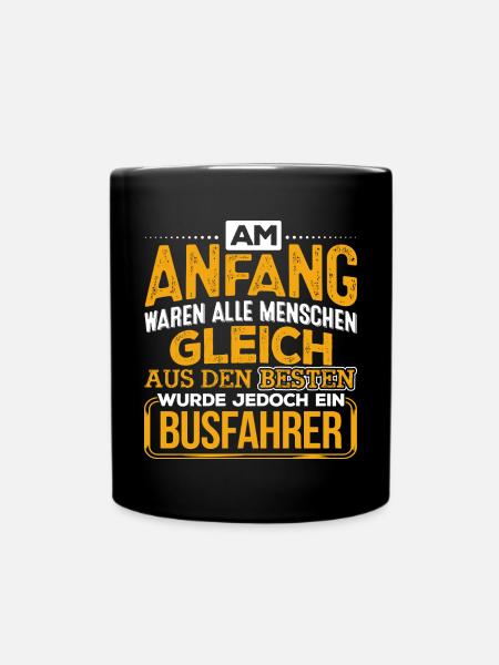 BUSFAHRER - Der Beste - Tasse einfarbig - Schwarz