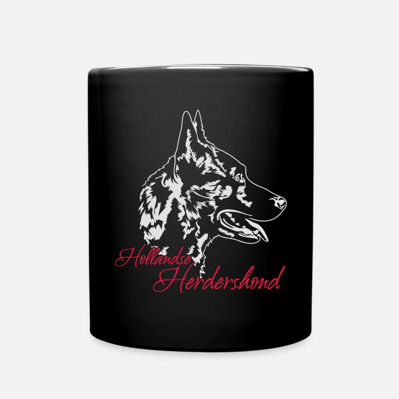 HOLLANDSE HERDERSHOND - Tasse einfarbig - Schwarz