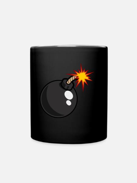 Bombe Shirt - Tasse einfarbig - Schwarz