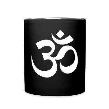 OM. - Full Colour Mug - black - Front