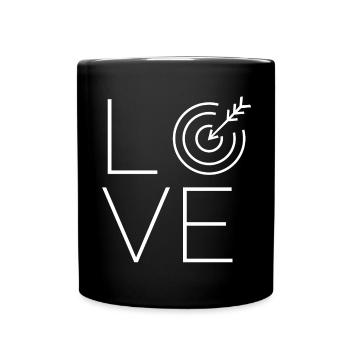 tir à l'arc - Mug uni - noir - Devant