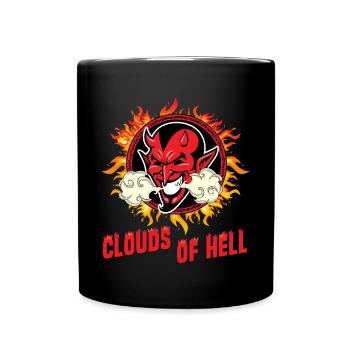 Vaping Devil - Clouds Of Hell - Tasse einfarbig - Schwarz - Vorne
