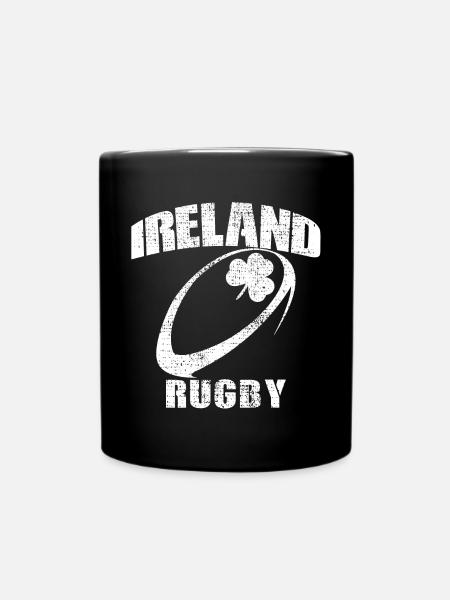 Ireland rugby - Full Colour Mug - black
