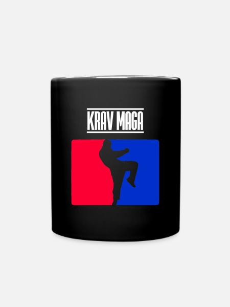 Krav Maga - Full Colour Mug - black
