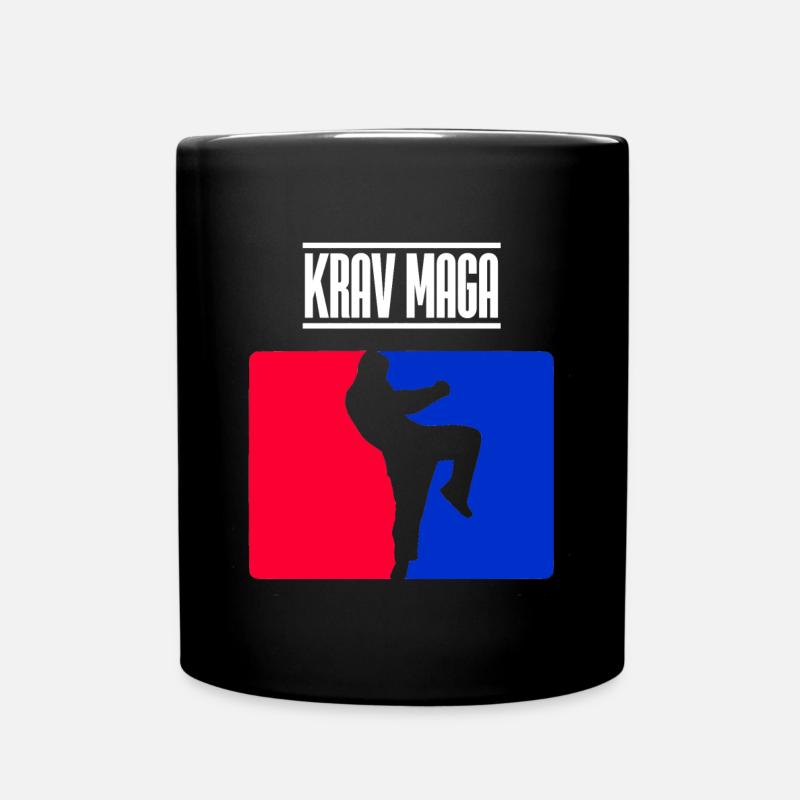Krav Maga - Tasse einfarbig - Schwarz