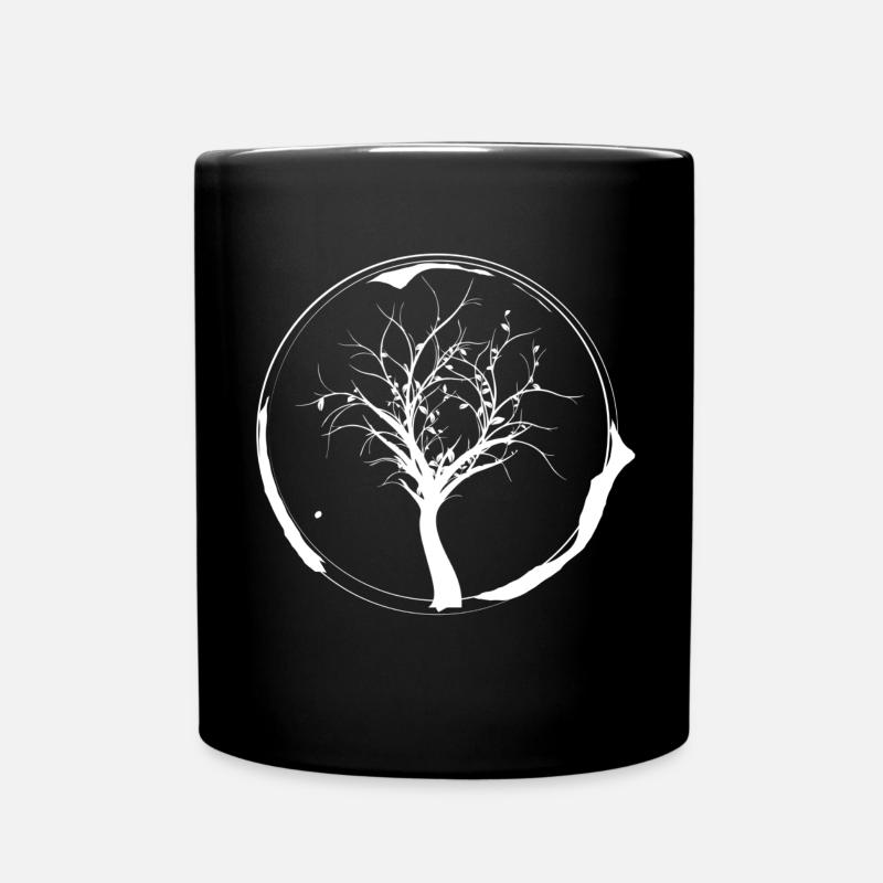 Frühling - Tasse einfarbig - Schwarz