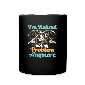 Retirees and fishing - Full Colour Mug - black - Front