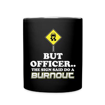 Burnout Funny Sarcasm Idée cadeau Sarcastique - Mug uni - noir - Devant