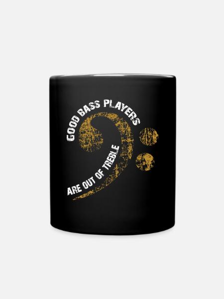 Clé de bas avec sort - Mug uni - noir