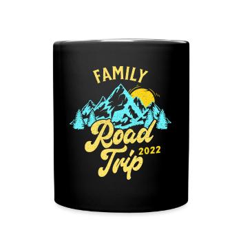 Summer Holidays - Family Road Trip 2023 - Full Colour Mug - black - Front