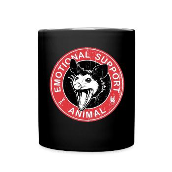 Graphique Opposum - Mug uni - noir - Devant