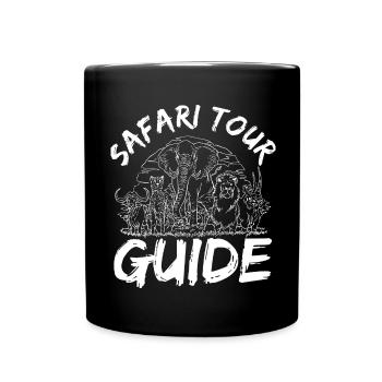Safari Tour Guide Costume Africa Zoo Tour Tour - Mug uni - noir - Devant