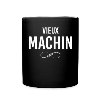 Papa Mon Vieux machin A moi Humour Homme - Mug uni - noir - Devant