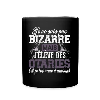 Otarie Phoque Animal Zoo Mammifère Cadeau Humour - Mug uni - noir - Devant