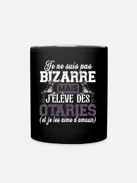 Otarie Phoque Animal Zoo Mammifère Cadeau Humour - Mug uni - noir