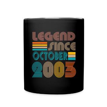 Octobre 2003 né en | Génial depuis octobre 2003 - Mug uni - noir - Devant