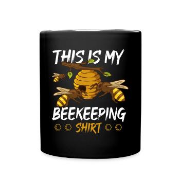 Apiculture Abeille Miel Animaux sauvages Nature - Mug uni - noir - Devant