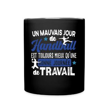 Handball Handballeur Handballeuse Cadeau Sport - Mug uni - noir - Devant