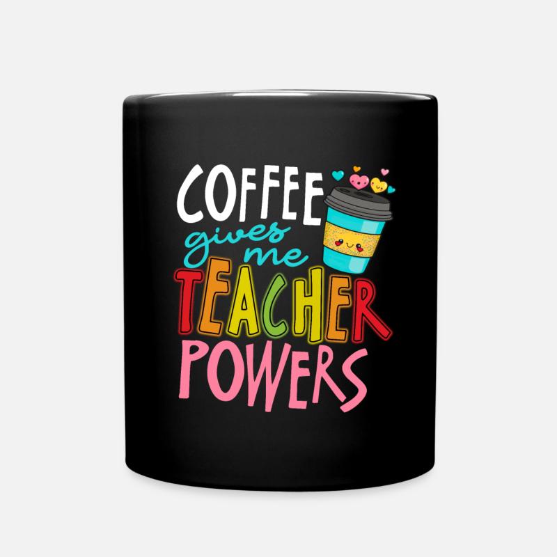 Lehrer Lehrer Kaffee - Tasse einfarbig - Schwarz