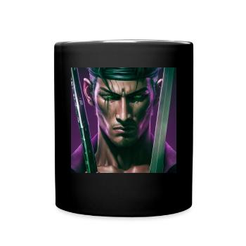 ninja - Tasse einfarbig - Schwarz - Vorne