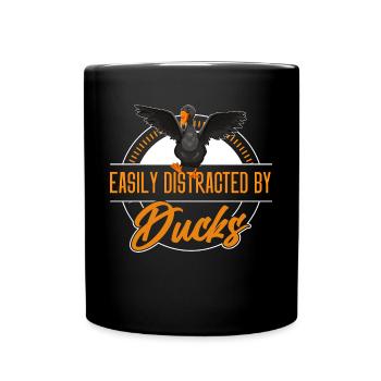 Propriétaire de canard Canard Mère Canard Amoureux Canard - Mug uni - noir - Devant
