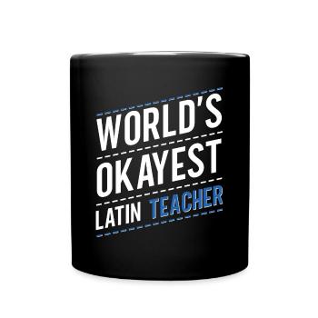 Professeur de latin Professeur de latin Professeur de latin - Mug uni - noir - Devant