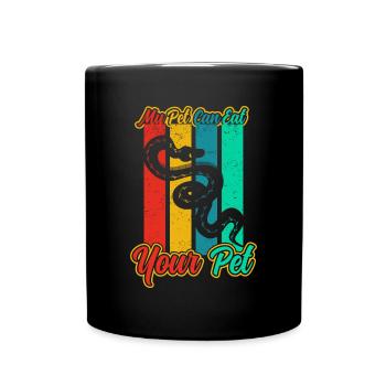 Snake owners Snake lovers Snakes - Full Colour Mug - black - Front