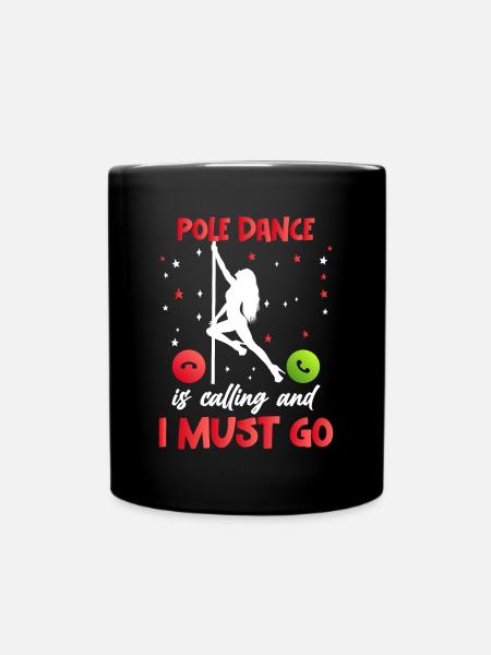 Pole Dance Tanzen Pole Dance Tänzerin - Tasse einfarbig - Schwarz