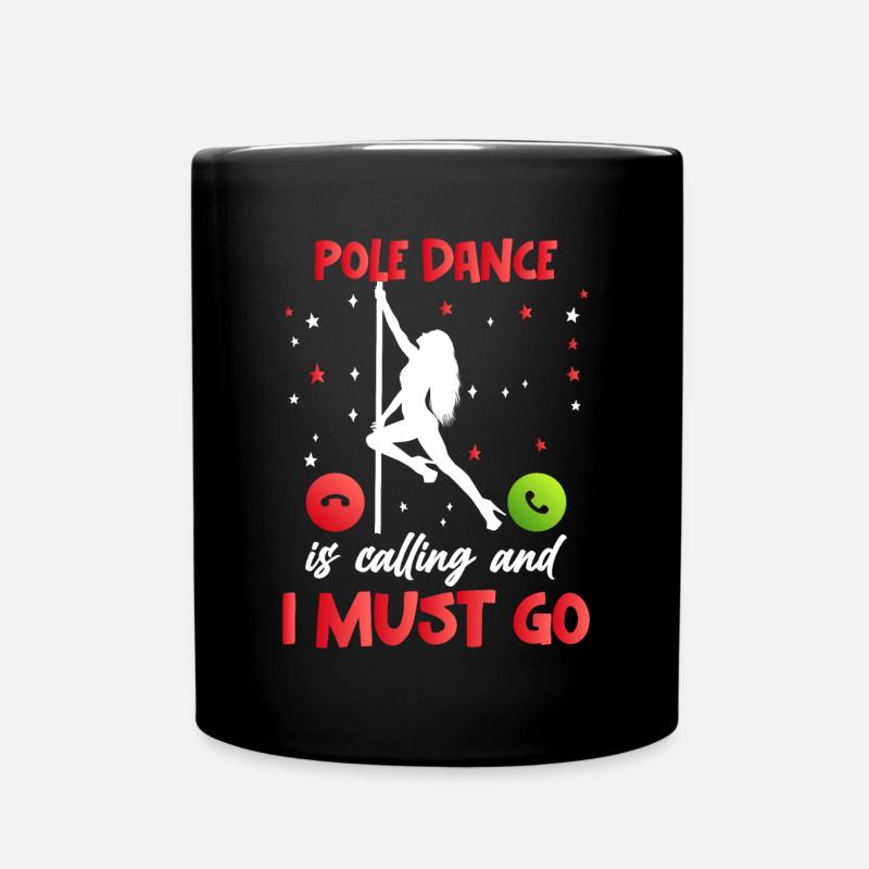 Pole Dance Tanzen Pole Dance Tänzerin - Tasse einfarbig - Schwarz
