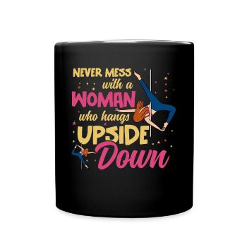 Pole Dance Tanzen Pole Dance Tänzerin - Tasse einfarbig - Schwarz - Vorne
