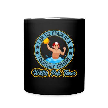 Wasserball Spieler Wasserball Mannschaft Trainer - Tasse einfarbig - Schwarz - Vorne