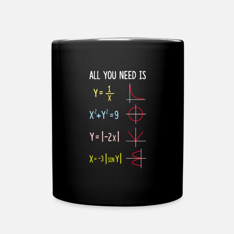 PROBLÈME MATHÉMATIQUE DE LA SAINT-VALENTIN - Mug uni - noir