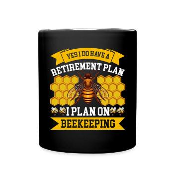 Beekeeping Beekeeping Course Beekeepers' Association Honey Bee Beekeepers - Full Colour Mug - black - Front