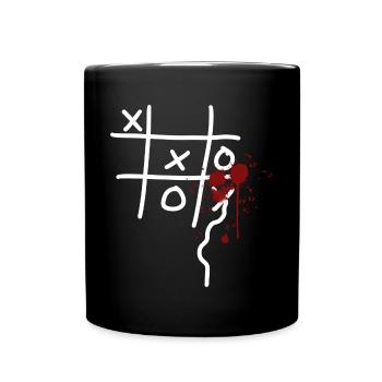 XXO 3 Wins Lost Funny Picture Game Night - Full Colour Mug - black - Front