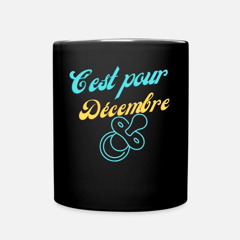 Décembre Magique : Bébé Brille comme les Étoiles ! - Mug uni - noir