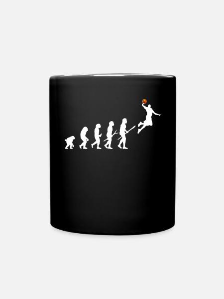 Basket Humour Evotlution Basketteur - Mug uni - noir