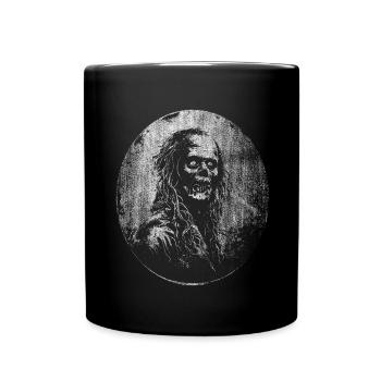 Untoter Zombie Portrait - Tasse einfarbig - Schwarz - Vorne
