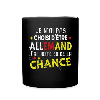 Allemand Allemagne Europe Cadeau Pays Humour Homme - Mug uni - noir - Devant