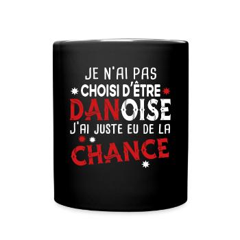 Danoise Danemark Femme Chance Cadeau Pays Humour - Mug uni - noir - Devant